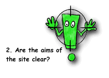 Are the aims of the site clear?